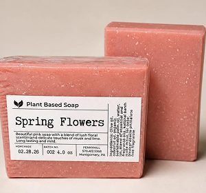 Spring Flowers Botanical Plant-Based Soap